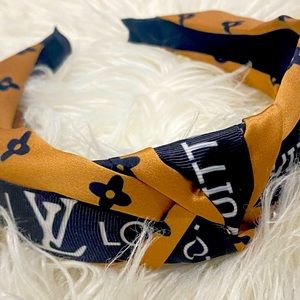 LV head band monogram